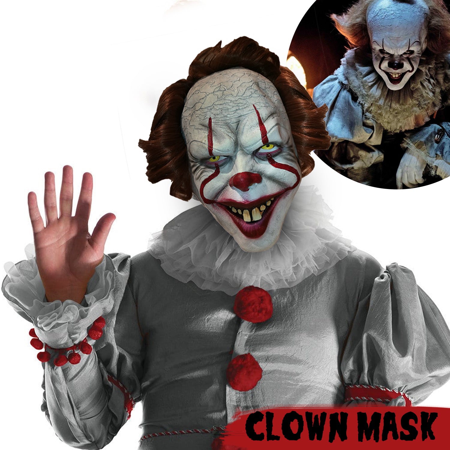 Clown Mask Back