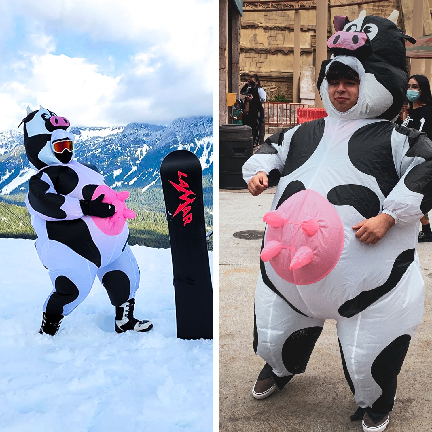 Costume Gonflable Adulte – Vache Folle