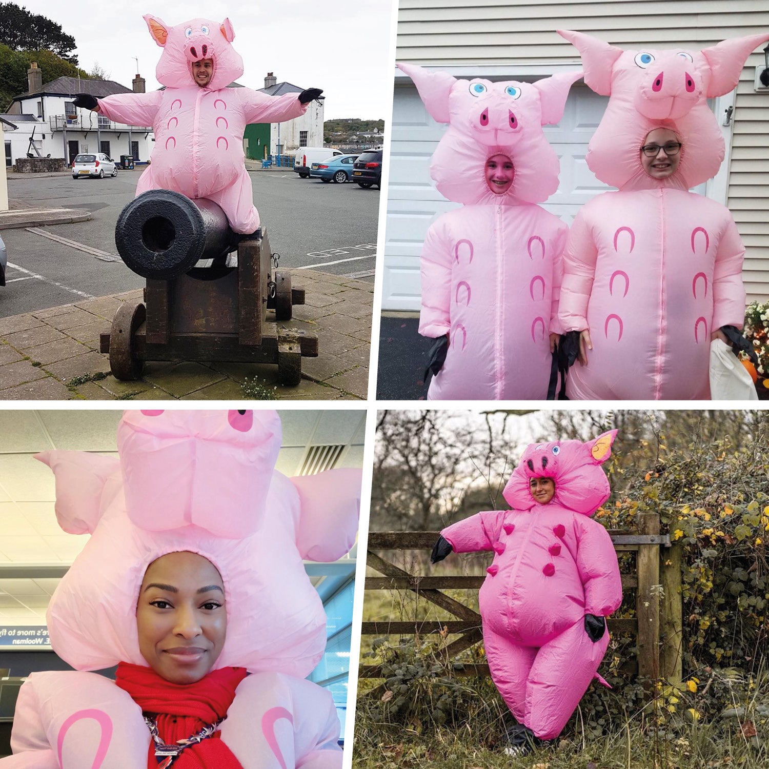 Costume Gonflable Adulte – Cochon