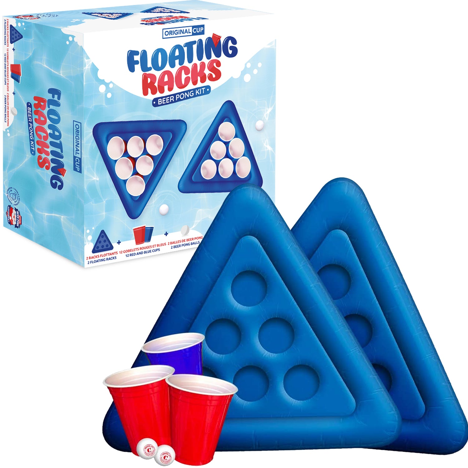 Kit Beer Pong Flottant Gonflable