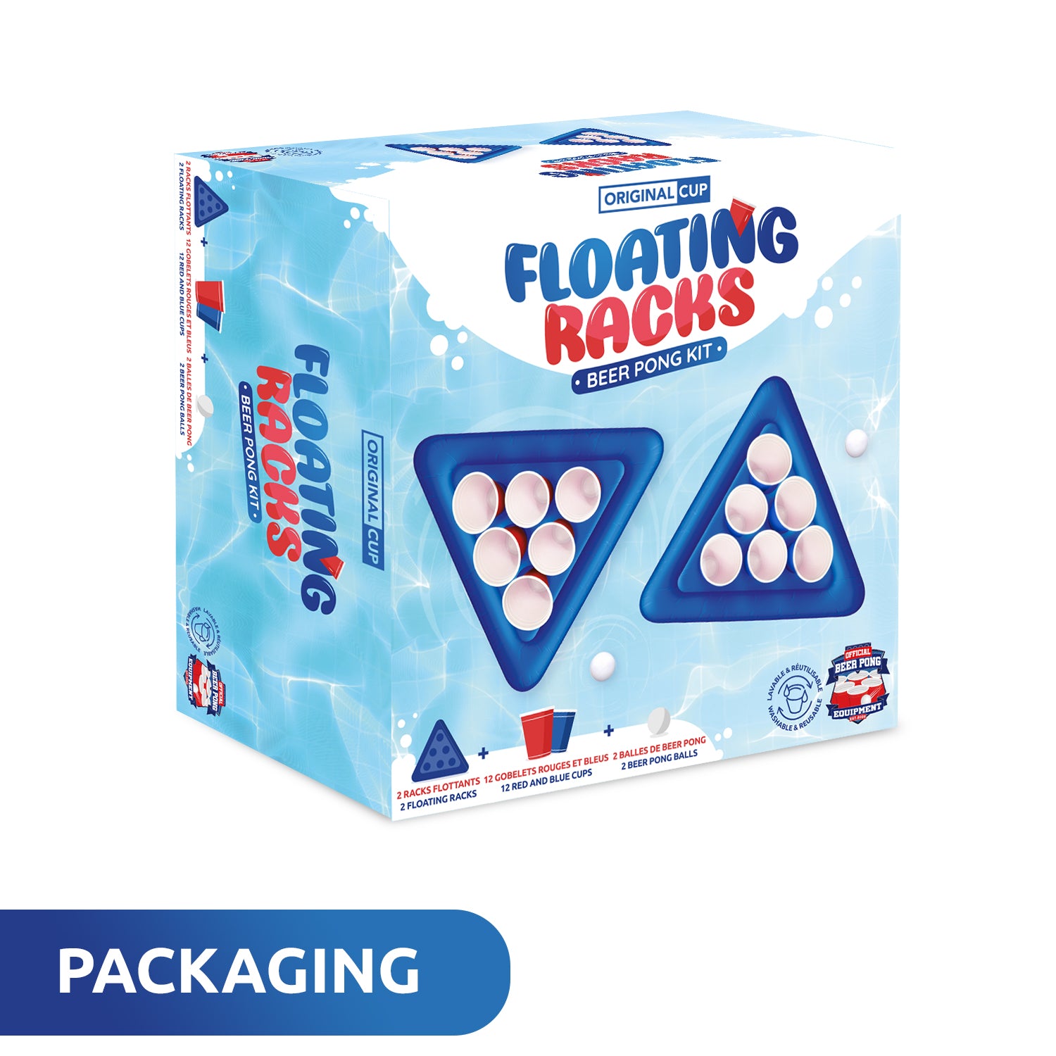 Kit Beer Pong Flottant Gonflable