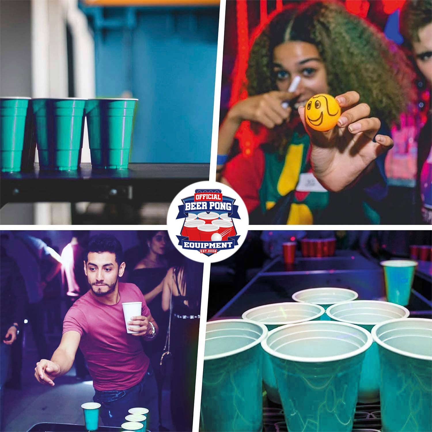 20 Gobelets Turquoises 53cl