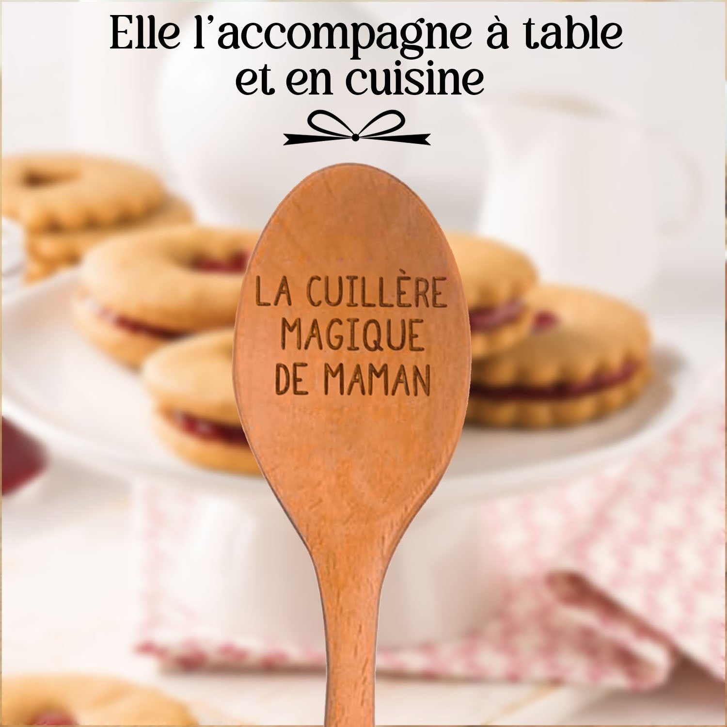 Cuillère en Bois - Je t'aime Maman