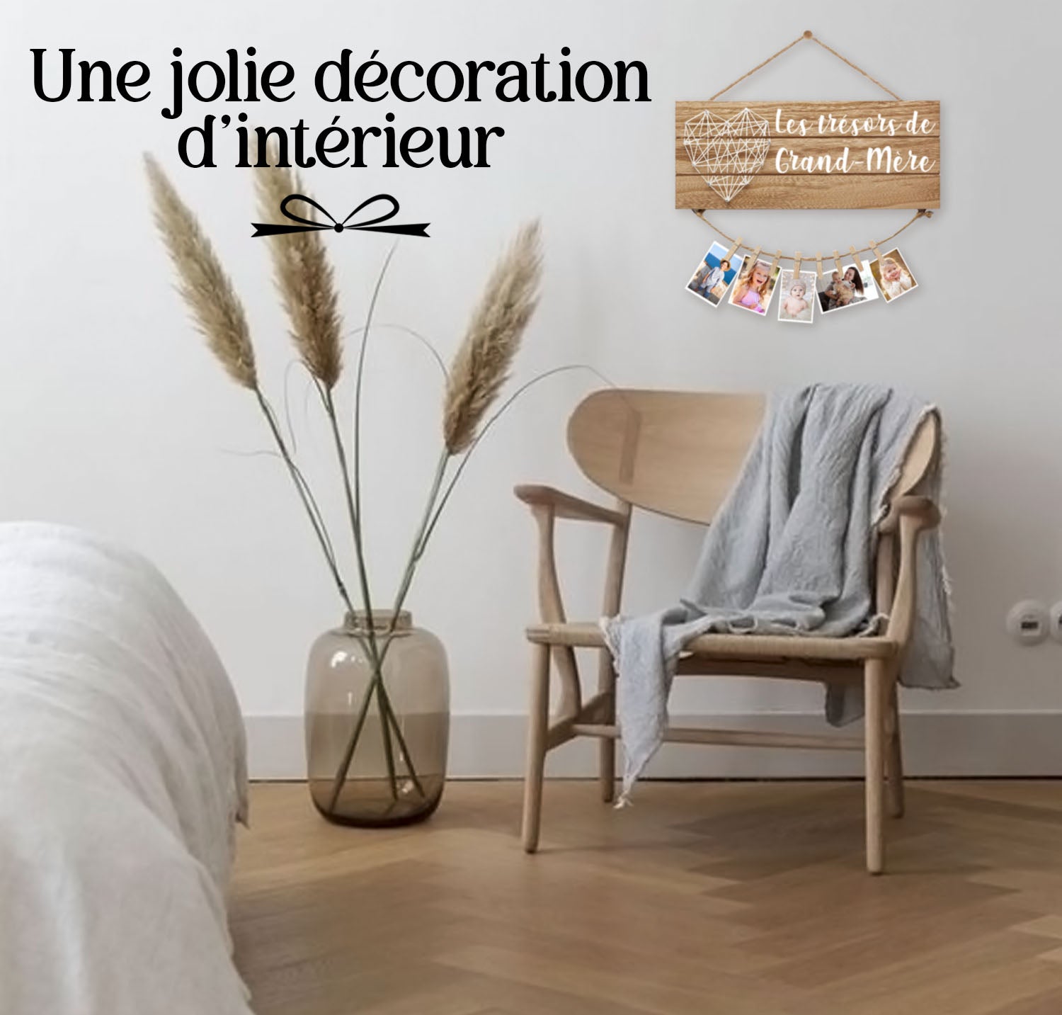 Porte-Photos en Bois – Les trésors de Grand-Mère