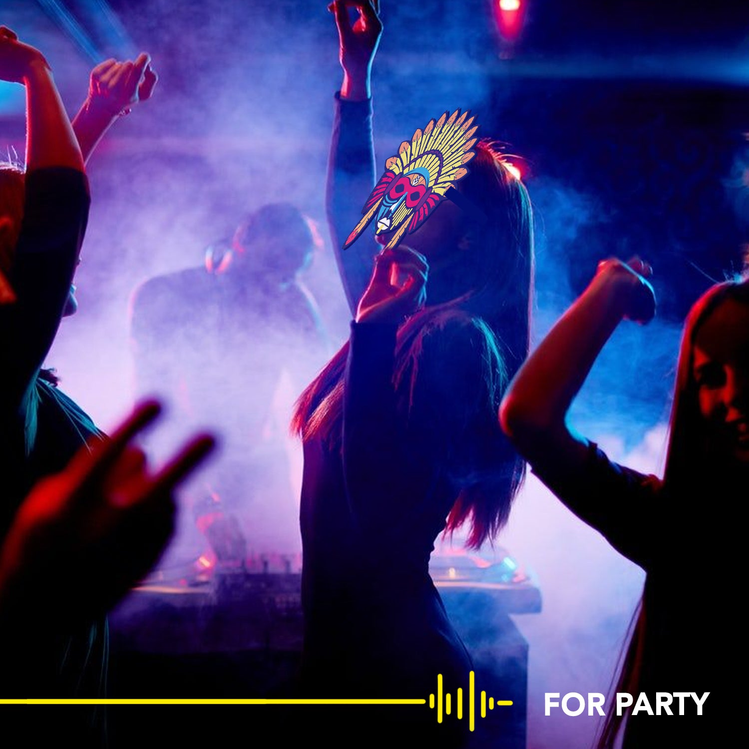 Masque LED Réactif à la Musique – Indien