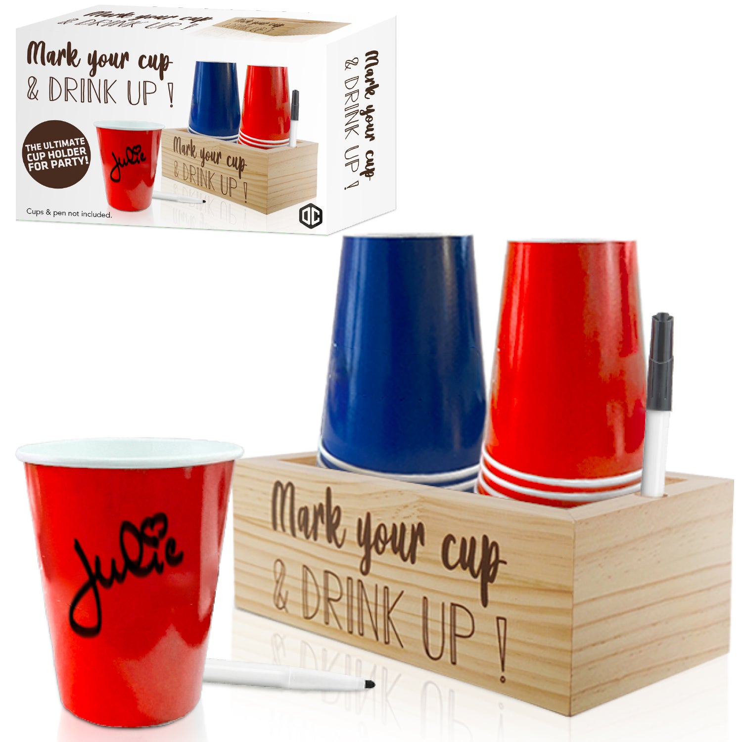 Porte-Gobelet Mark Your Cup