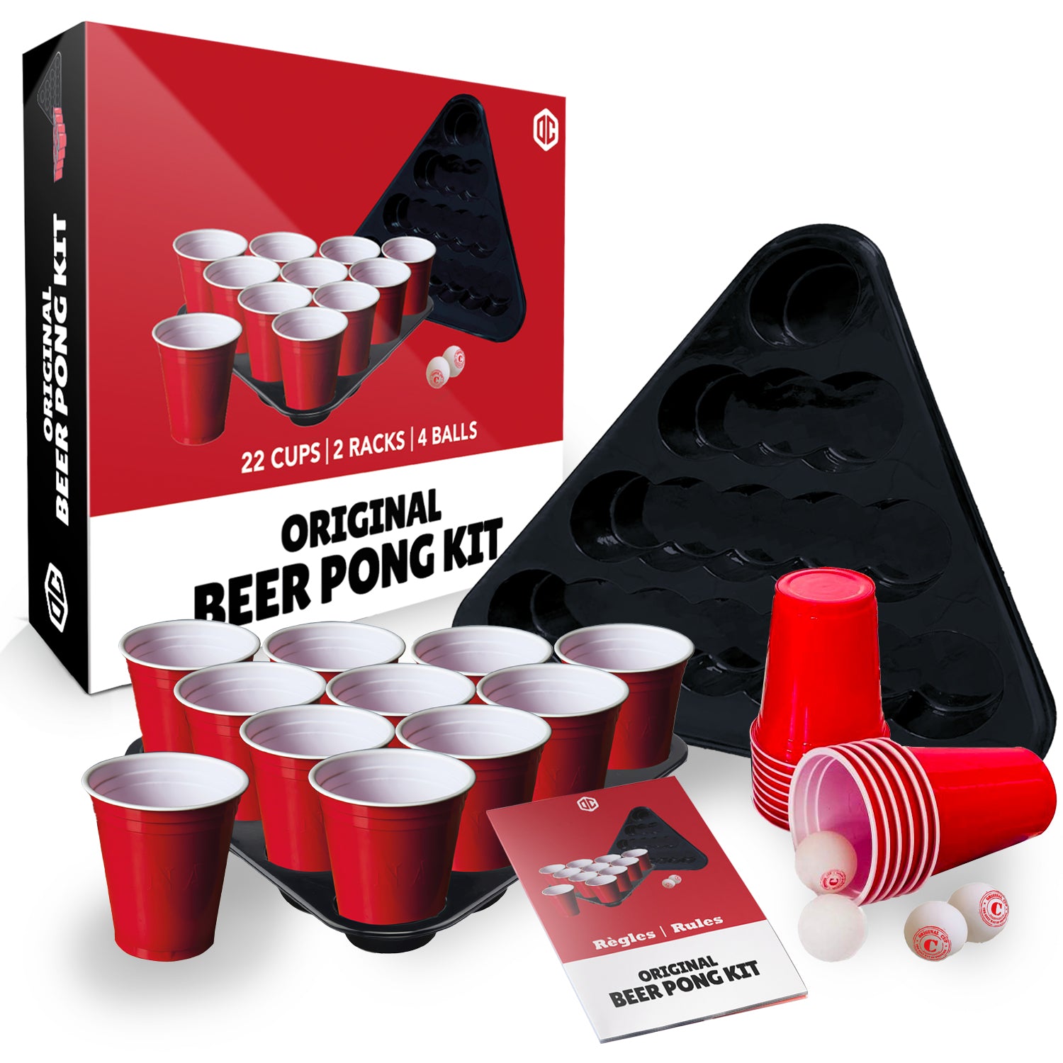 Kit Beer Pong avec Racks