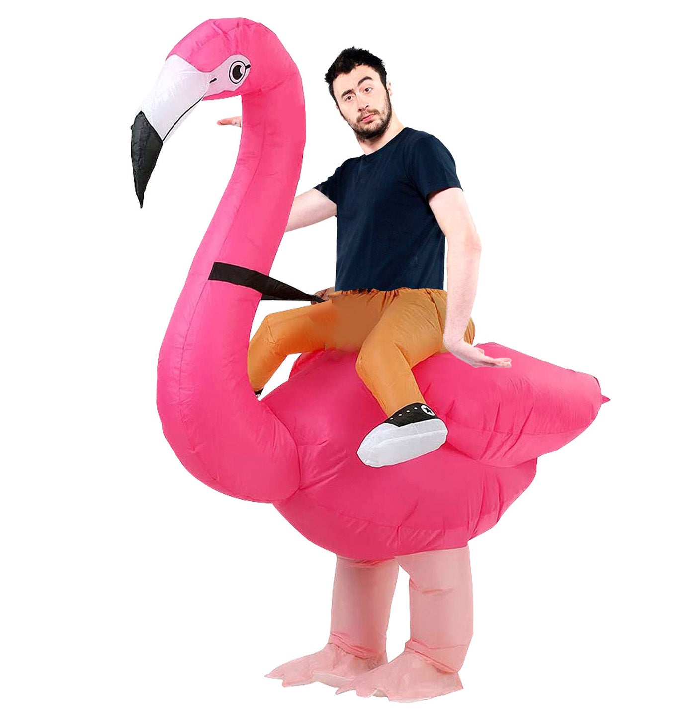 Costume gonflable Flamant Rose