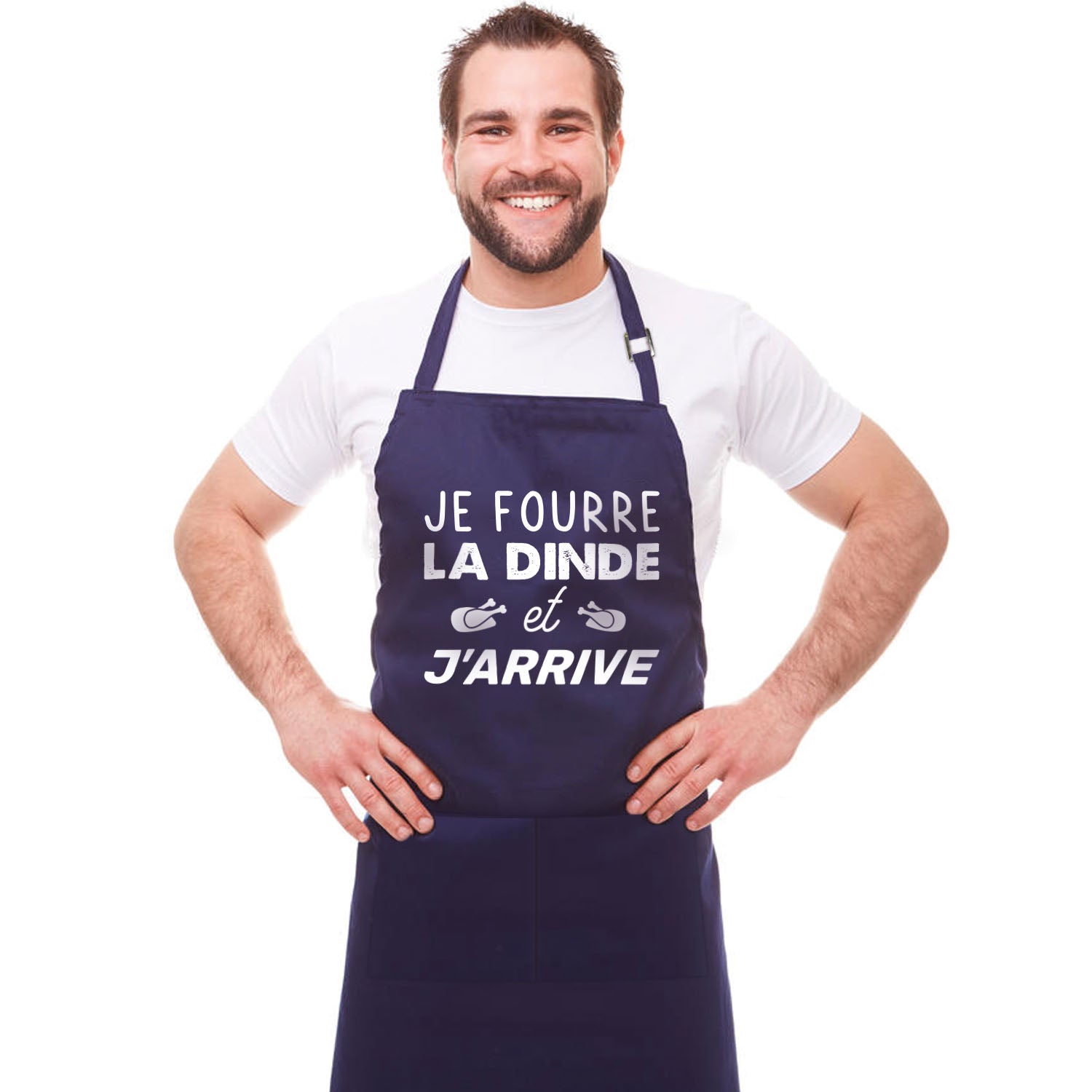 Tablier de Cuisine Humoristique - Je fourre la dinde
