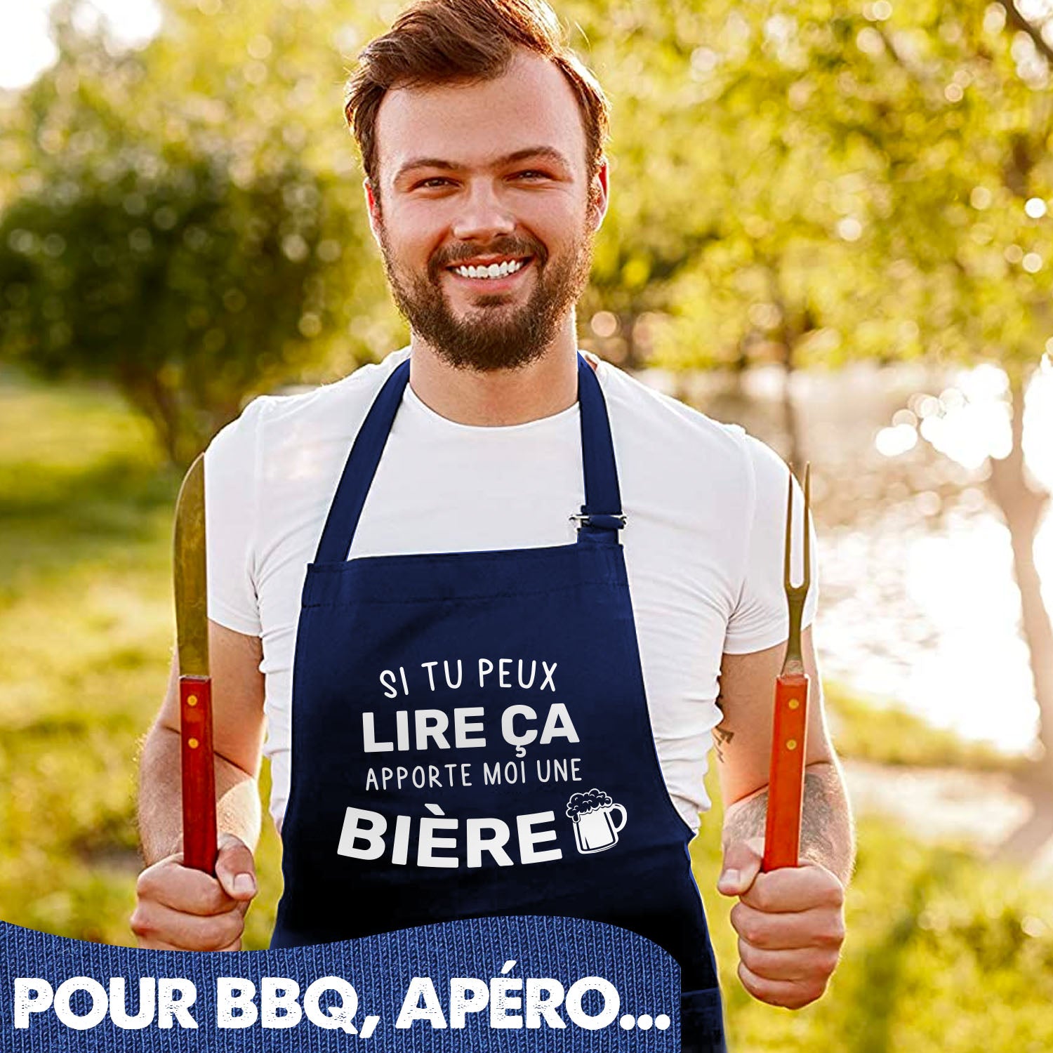 Tablier de Cuisine Fun –  Si tu peux lire ça