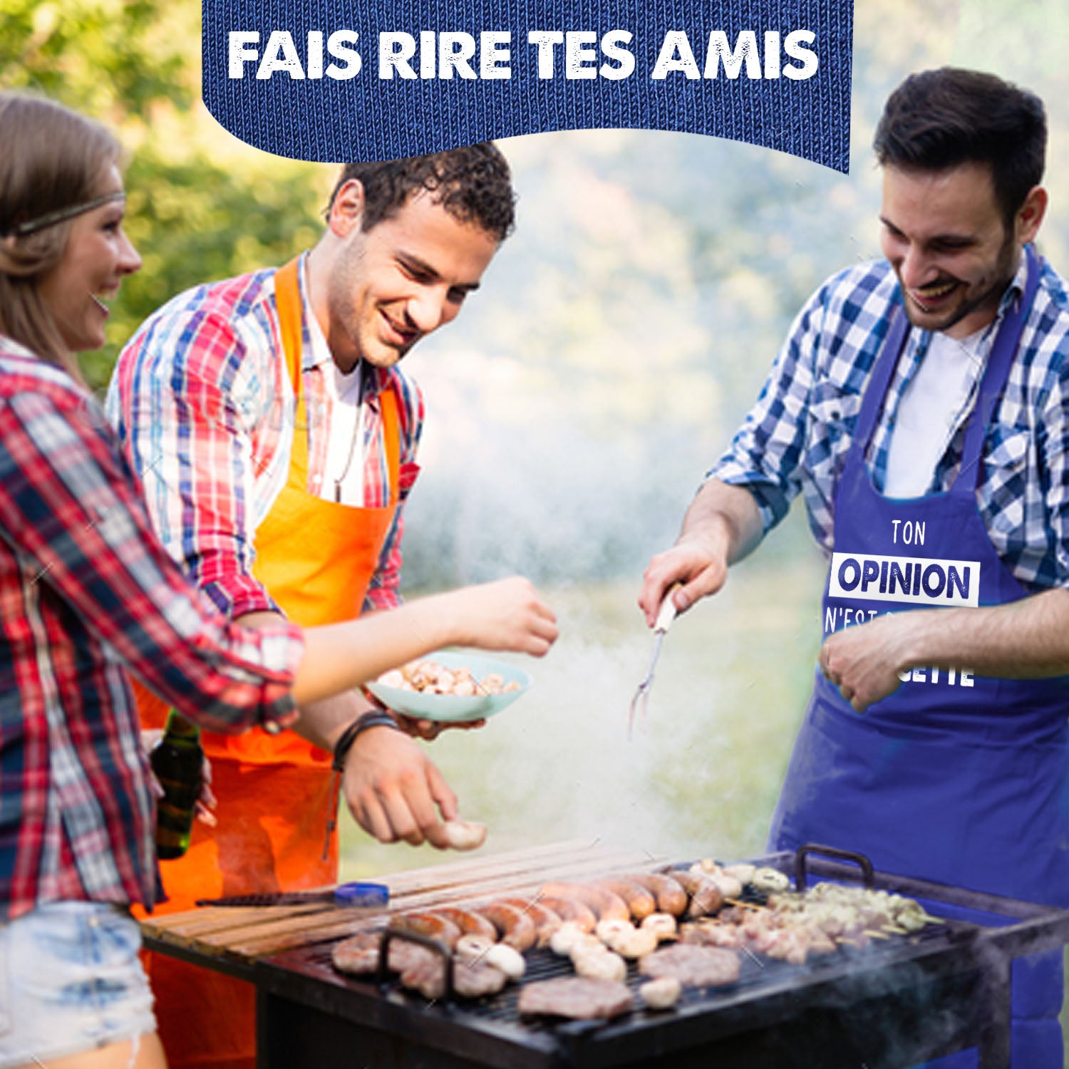 Tablier de Cuisine Humoristique - Ton opinion