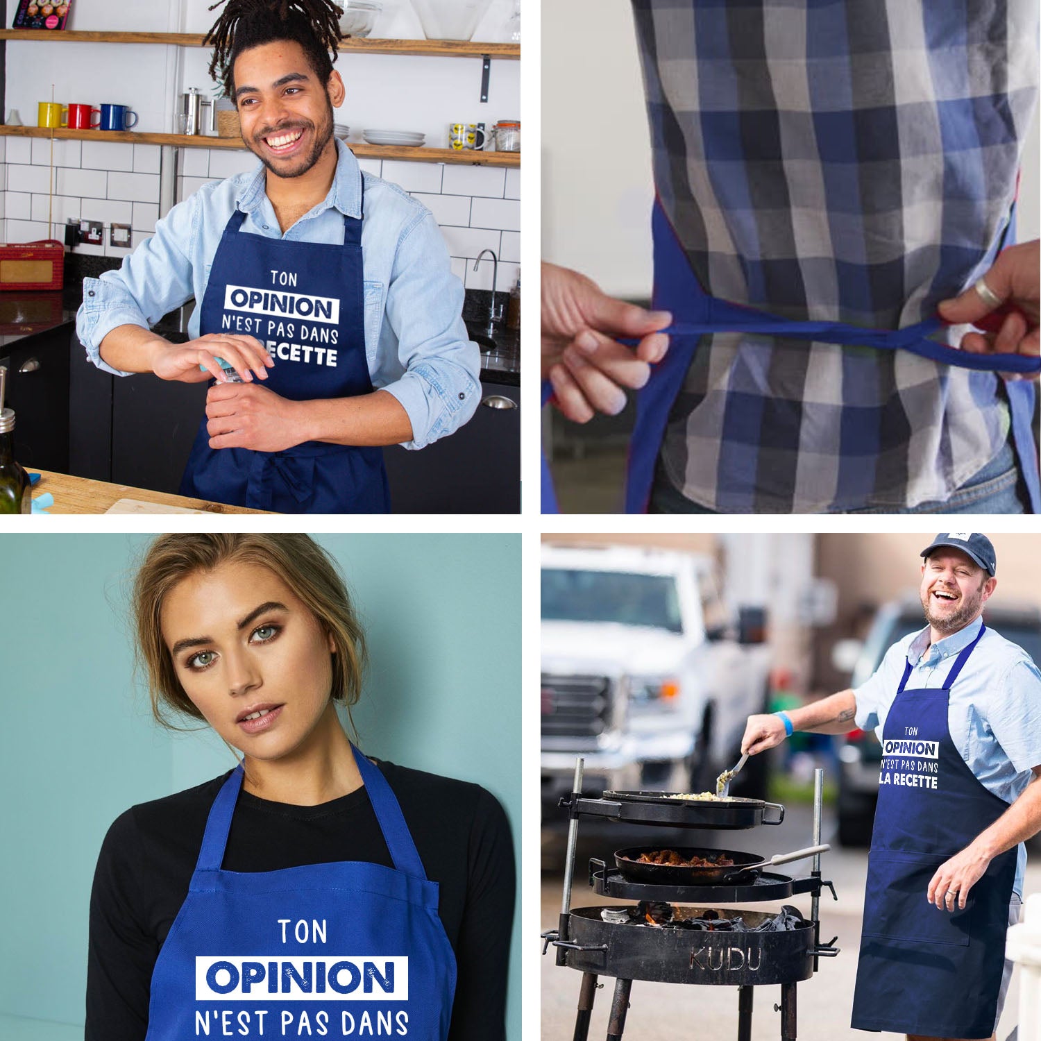 Tablier de Cuisine Humoristique - Ton opinion