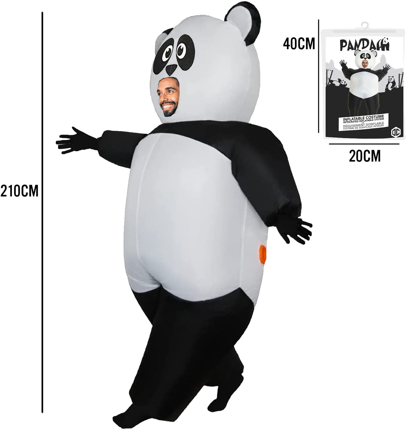Costume Gonflable Adulte – Panda