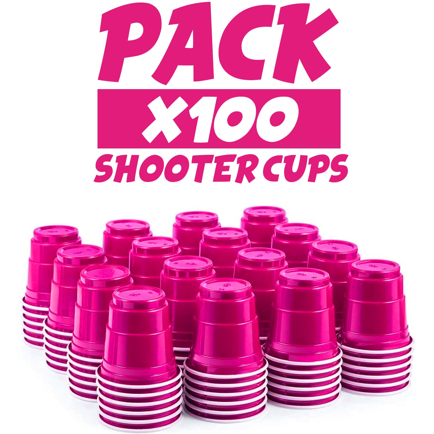 100 Shooters Roses 4cl