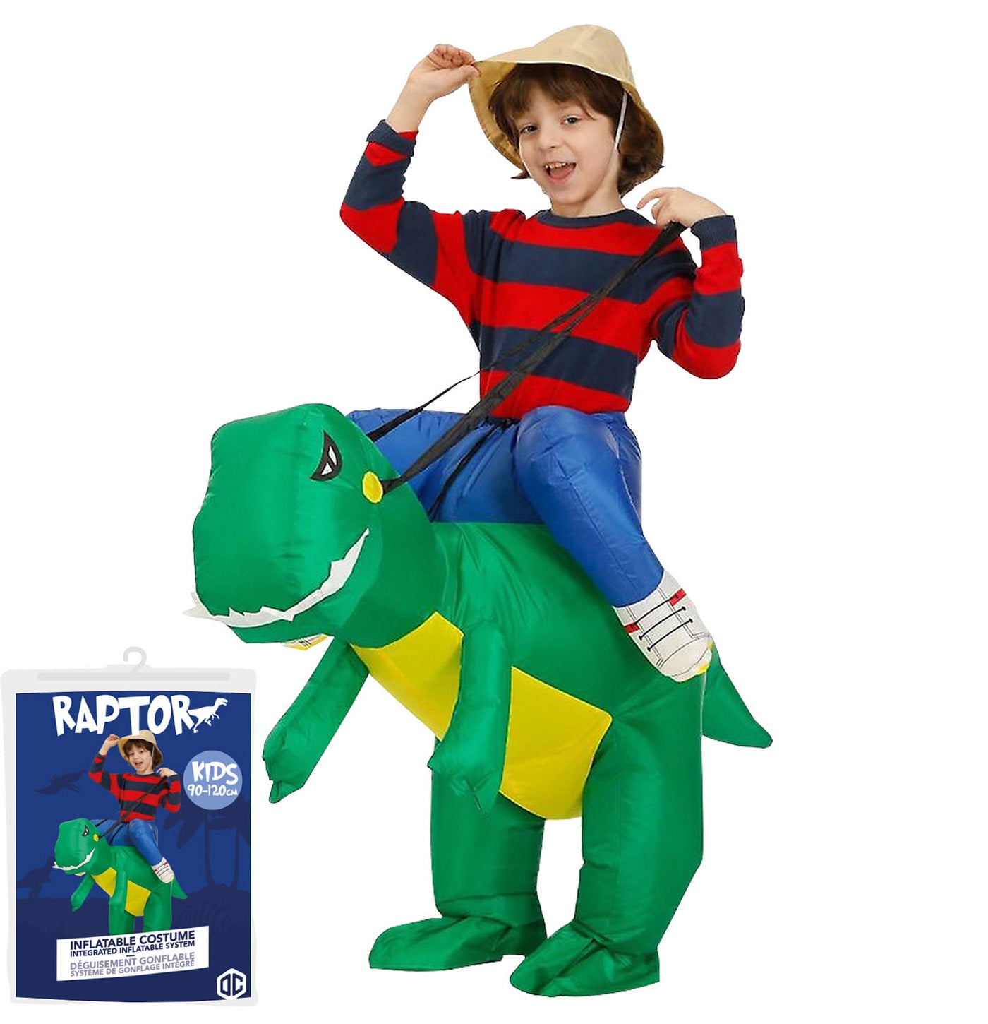 Costume gonflable Raptor pour Enfants