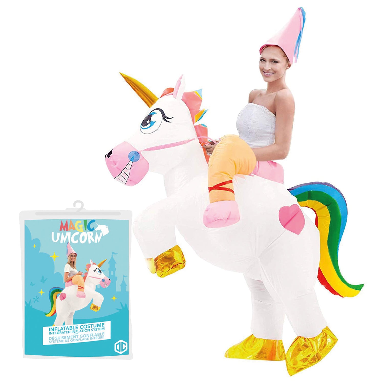 Costume gonflable Magic Unicorn