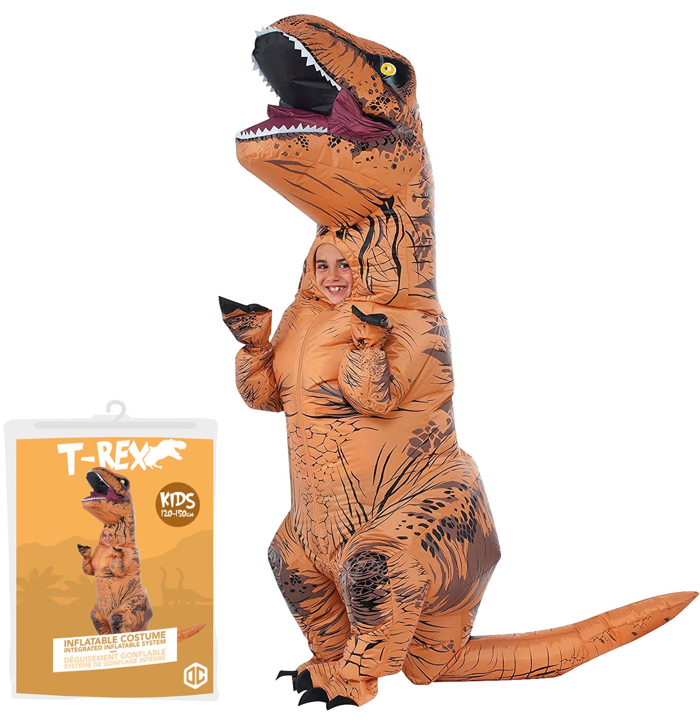 Costume gonflable T-Rex pour Enfants