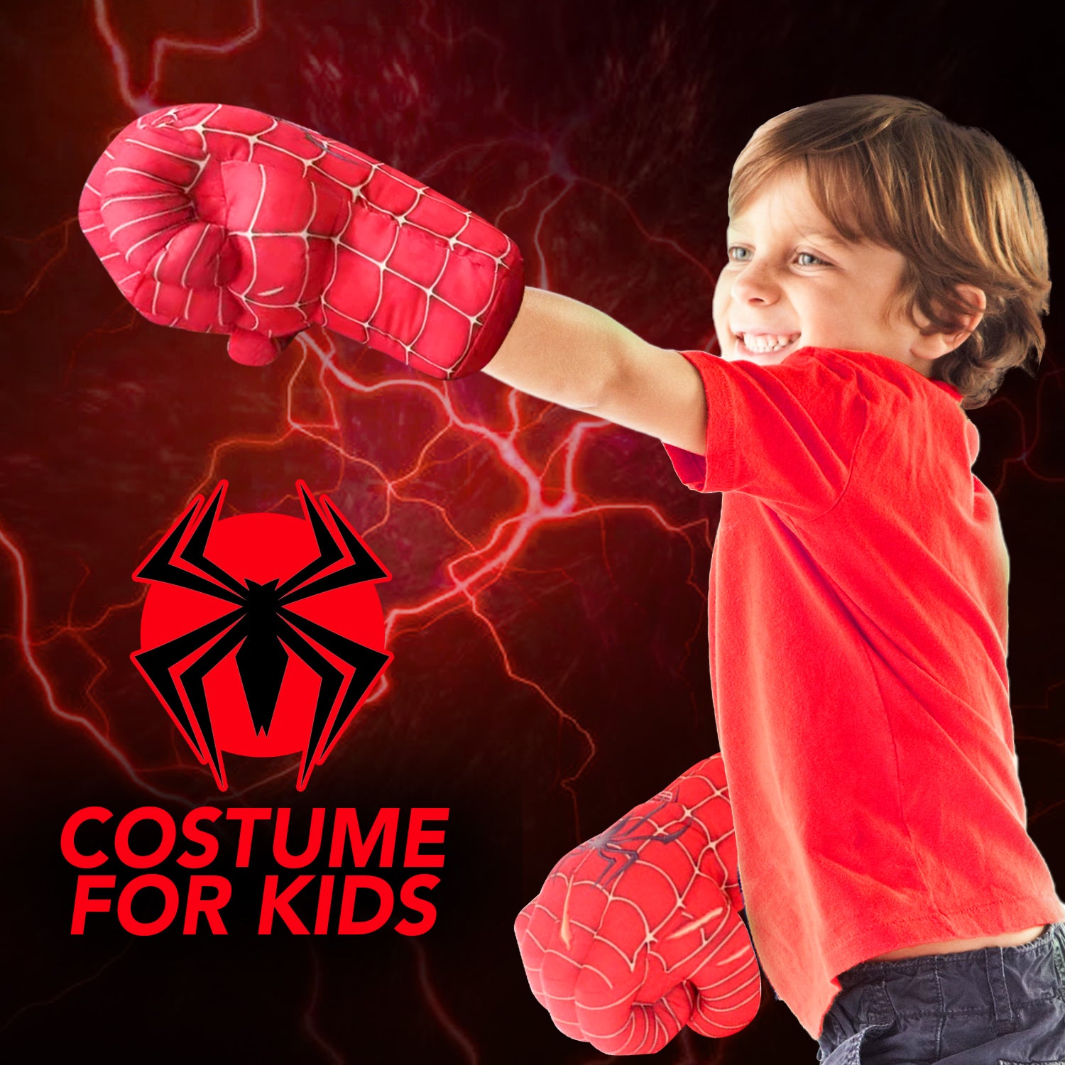 Paire de Gants de Boxe Géants Spider