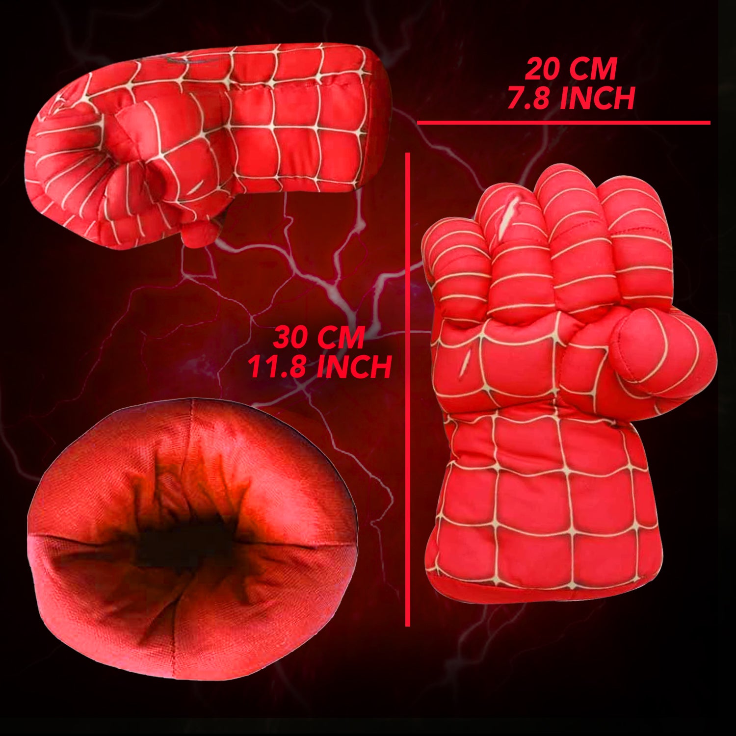 Paire de Gants de Boxe Géants Spider