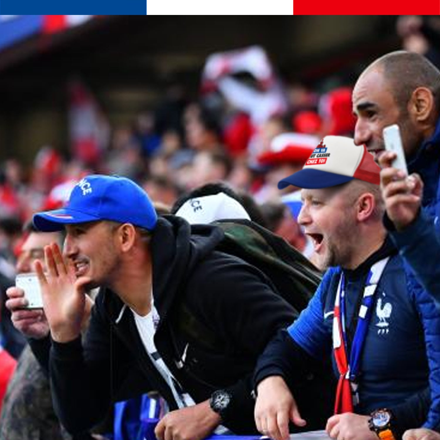 Casquette Supporter - On va tout casser chez Toi