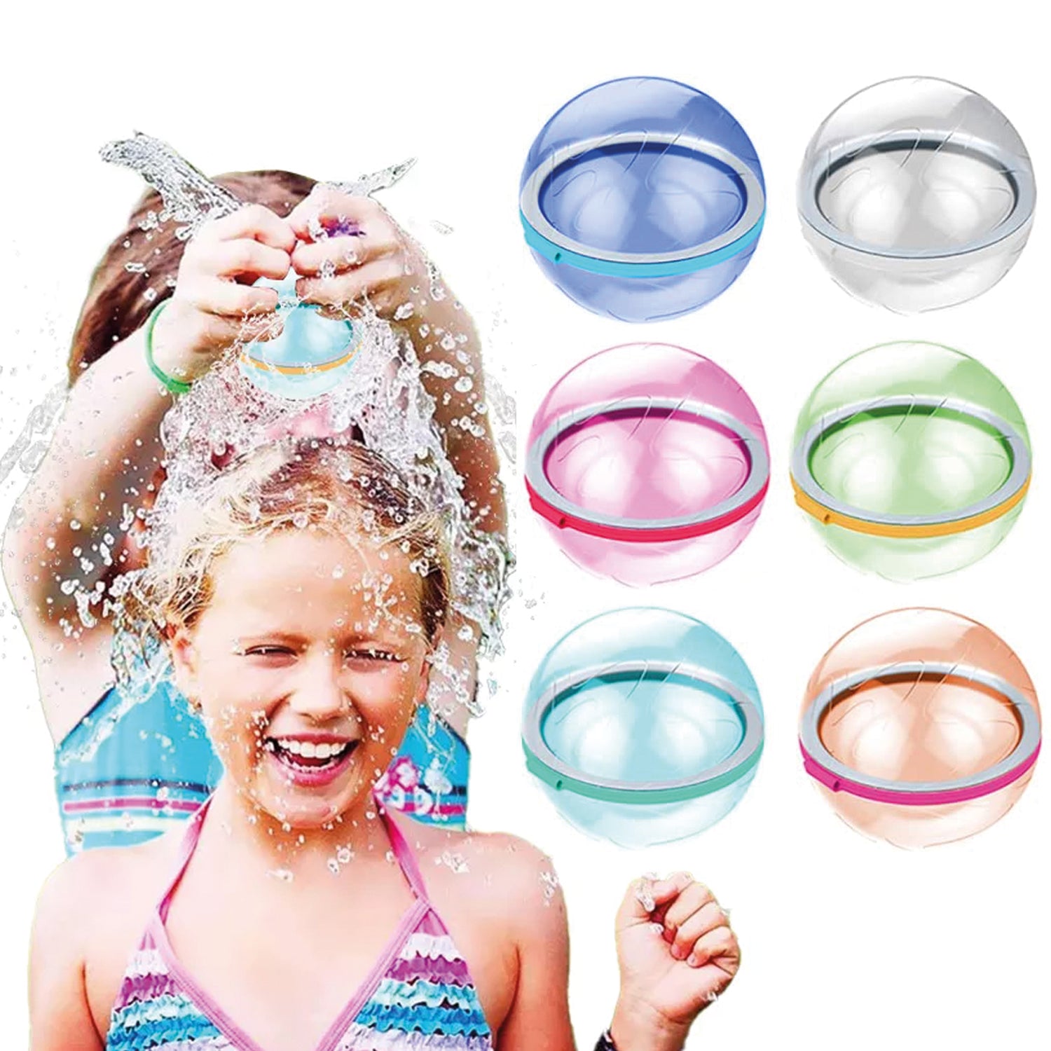 Waterfall - 6 Bombes à Eau Réutilisables