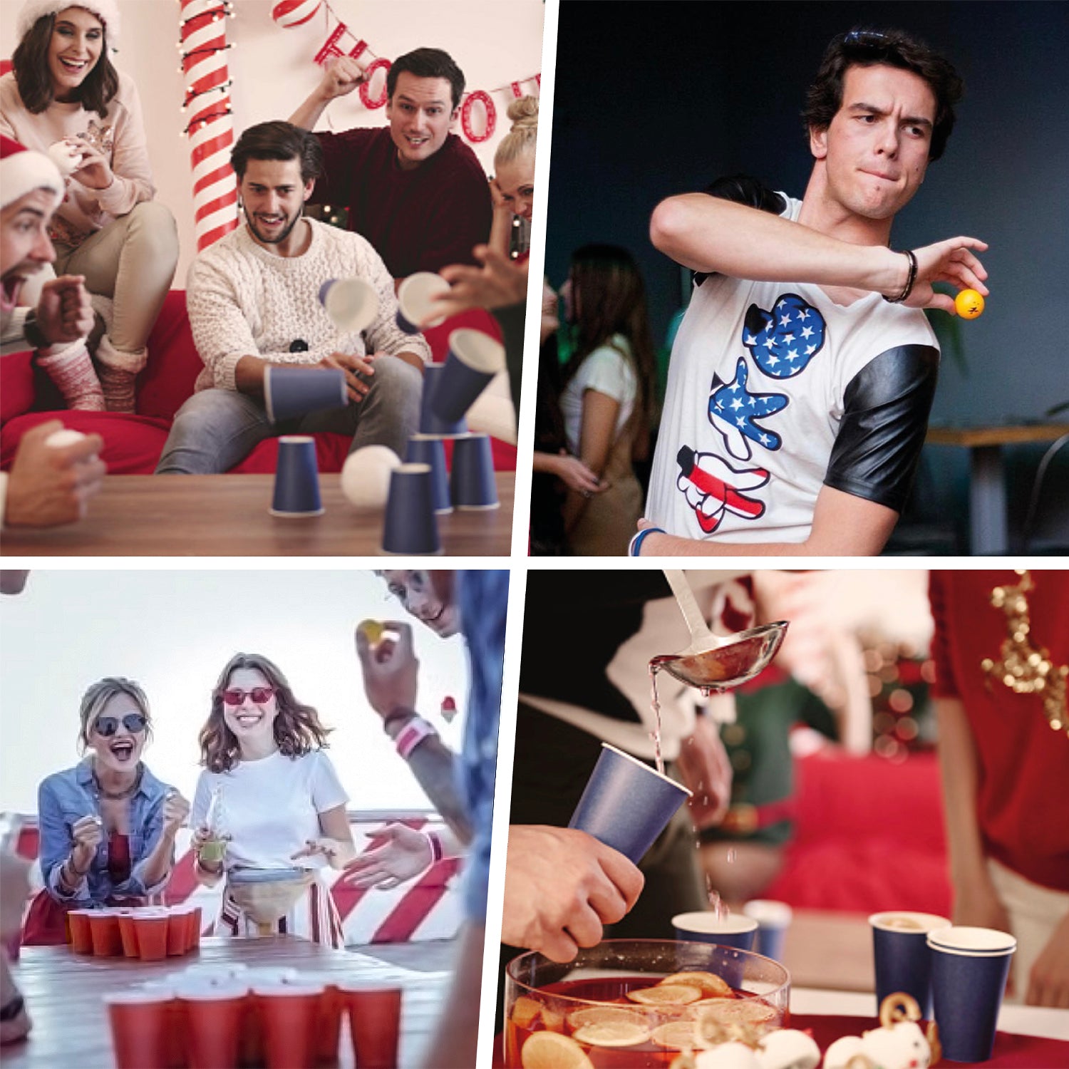 20 Paper Cups Blancs 53cl