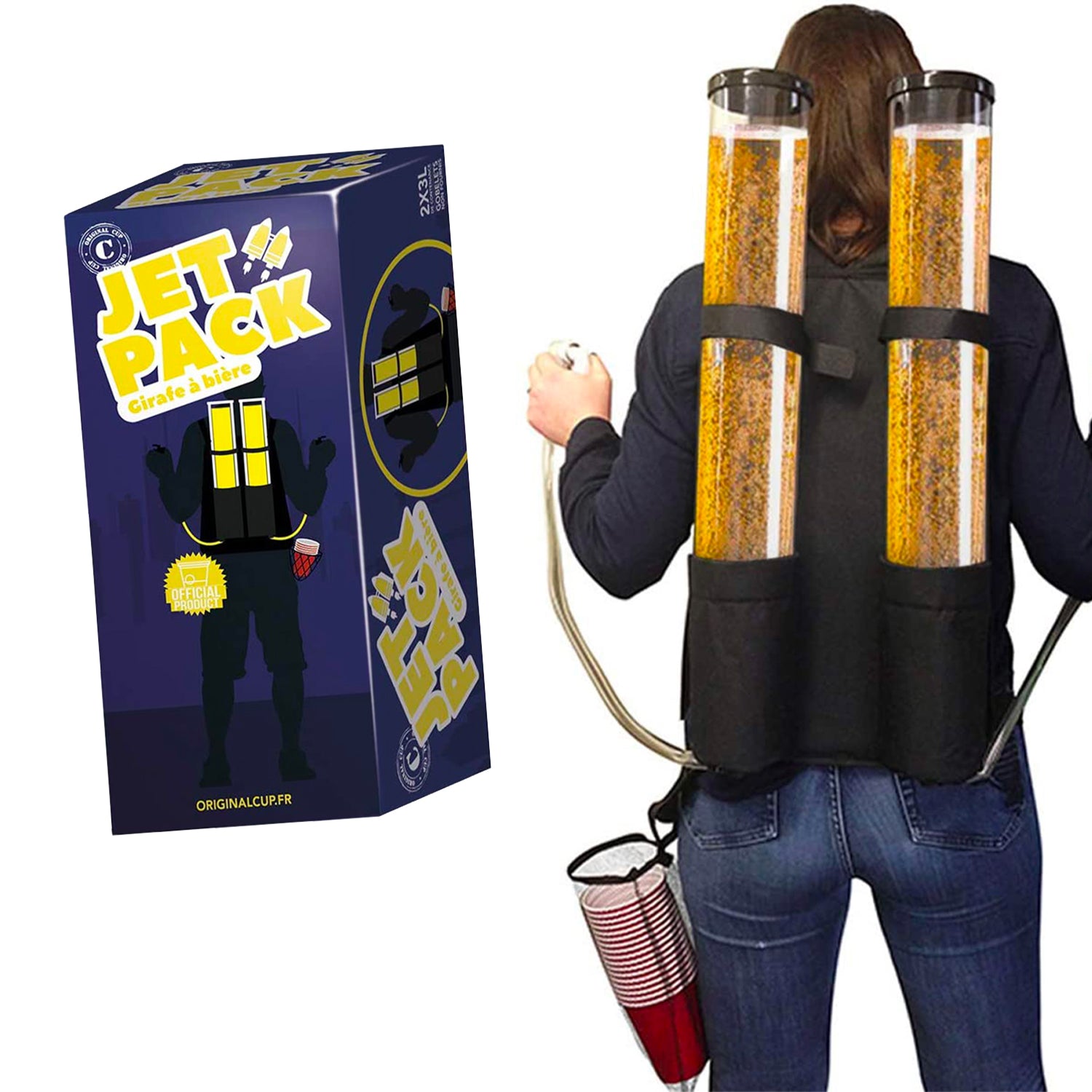 Girafes à Bière Jet Pack 2 x 3 litres