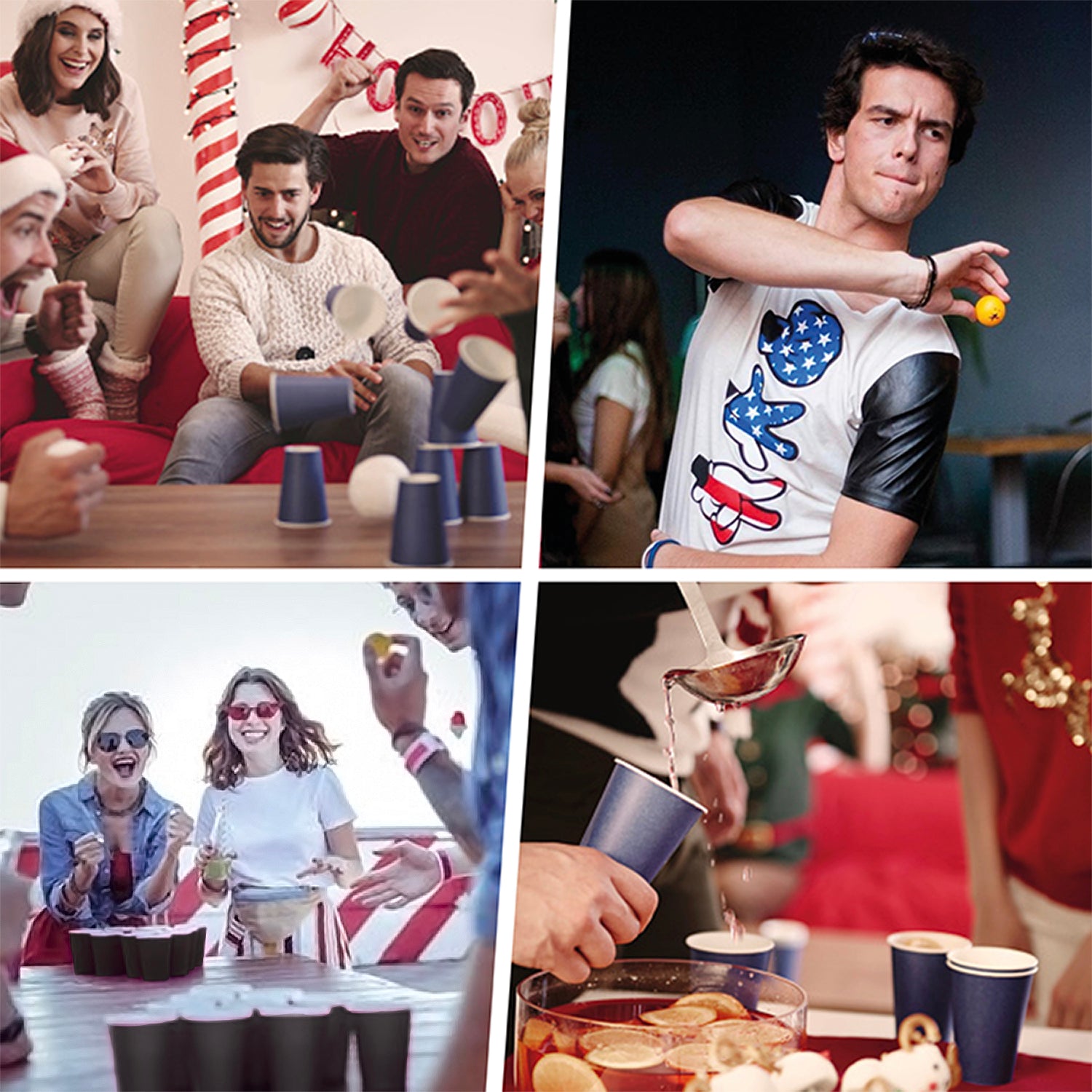 20 Paper Cups Noirs 53cl